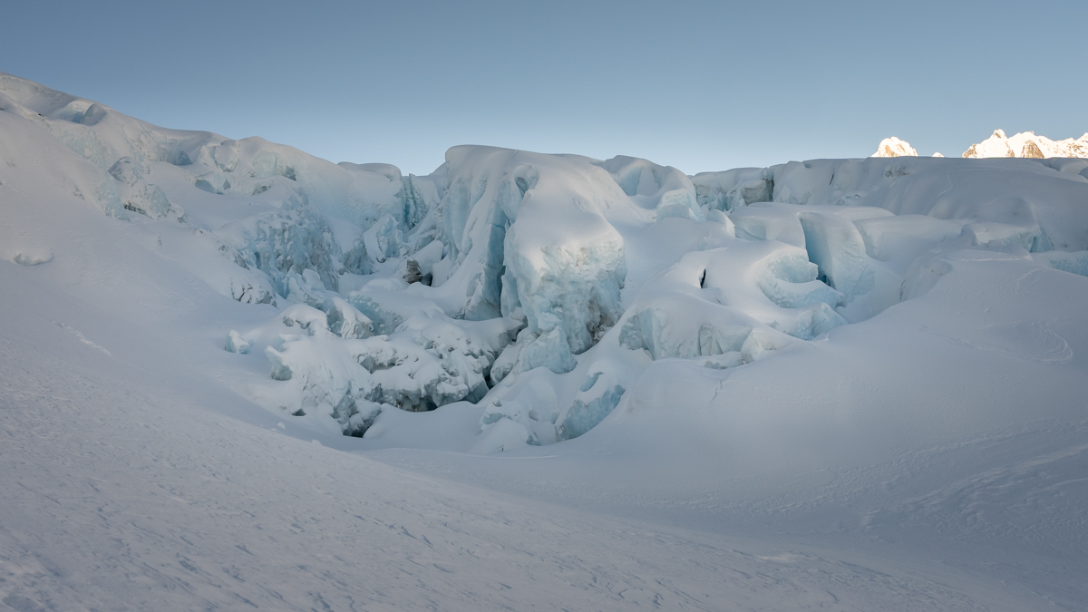 Glacier ice forms