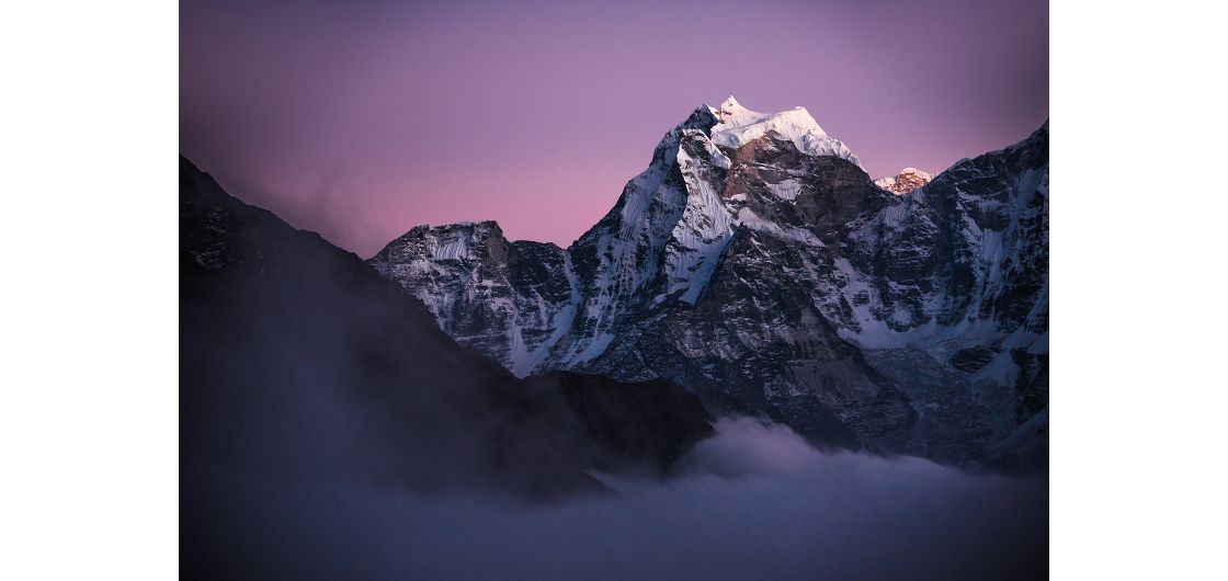 Kangtega, by Peter Laurenson Himalayan Peak