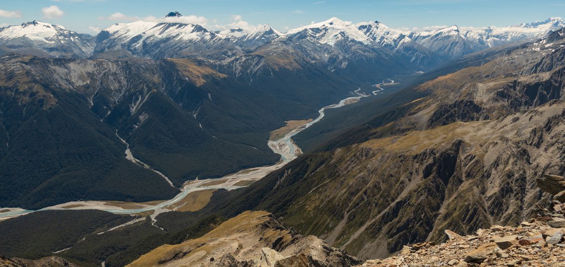 The Landsborough River and surround ranges.