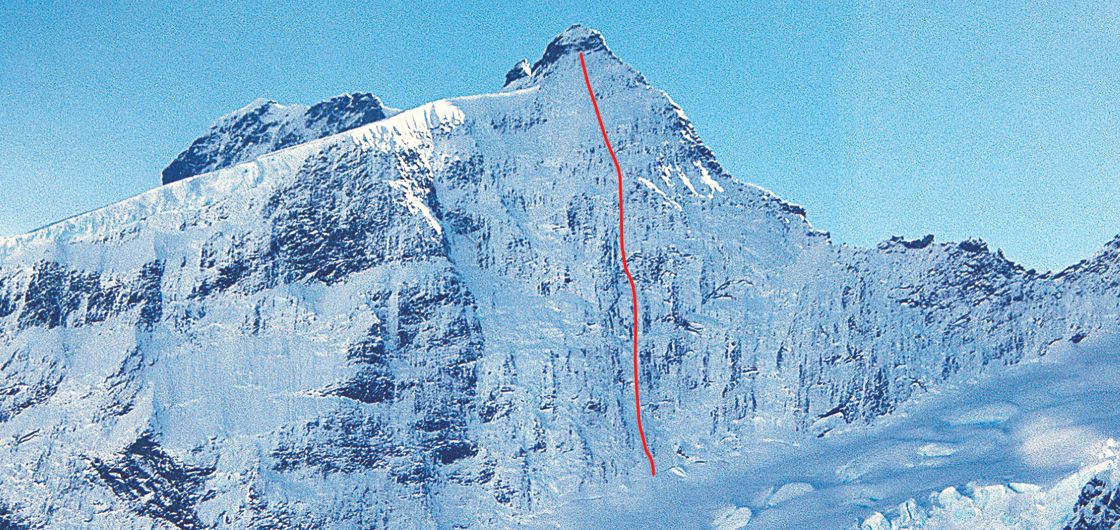 The Direct route on Pope's Nose