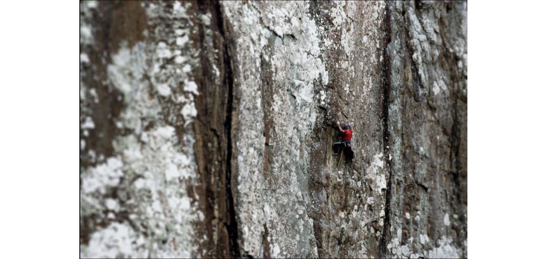 climber on rock