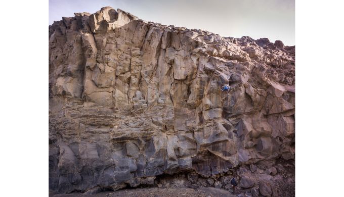 Rock climbing crag