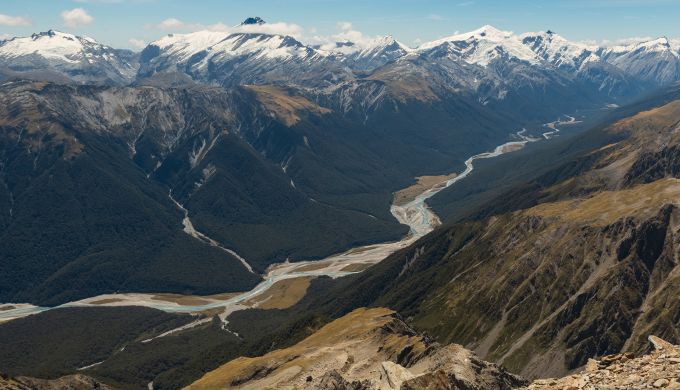 The Landsborough River and surround ranges.