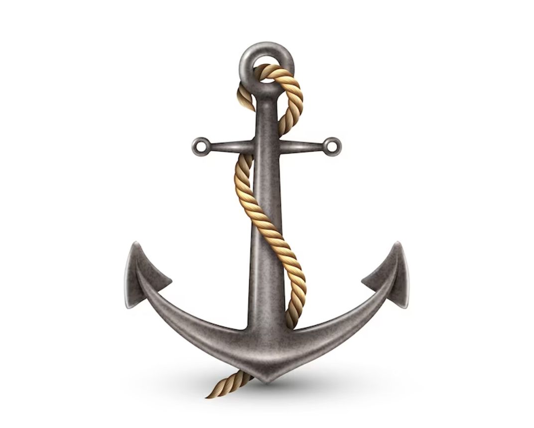 A boat anchor