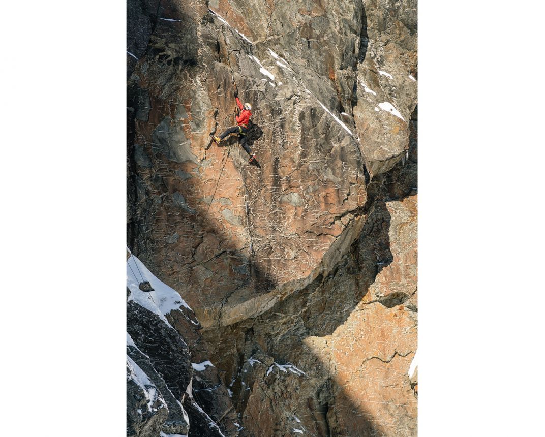 Mixed climbing