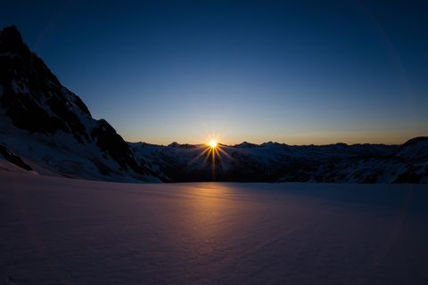 midnight sun in Alaska
