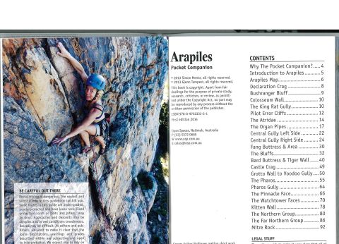 Arapiles contents page