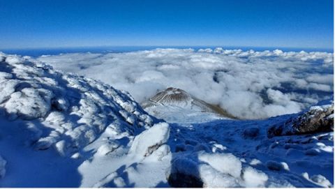 snowy mountainside