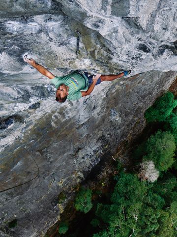 climber on rock