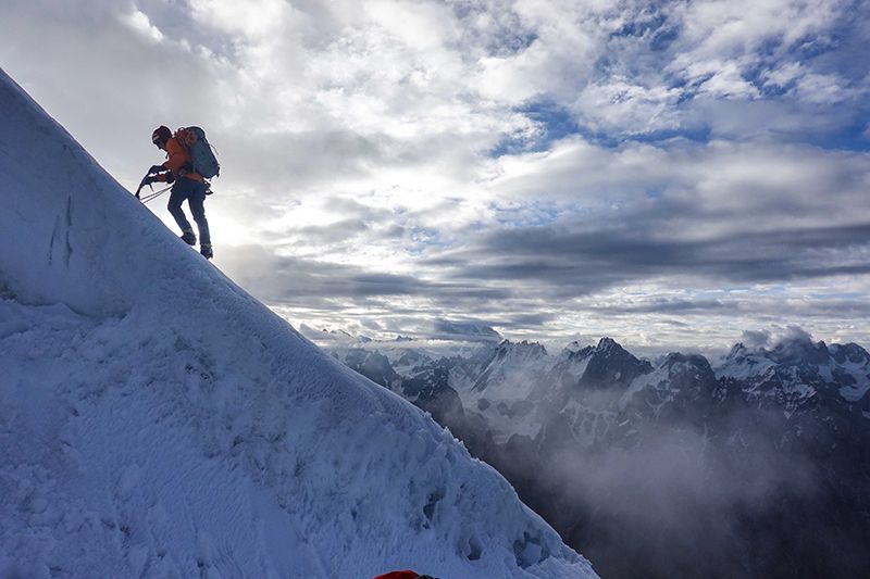 Alpine climber