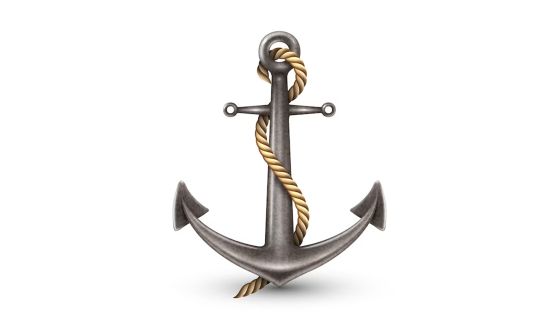 A boat anchor