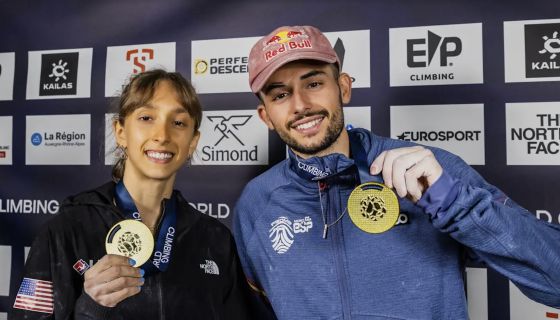 Competition winners with gold medals